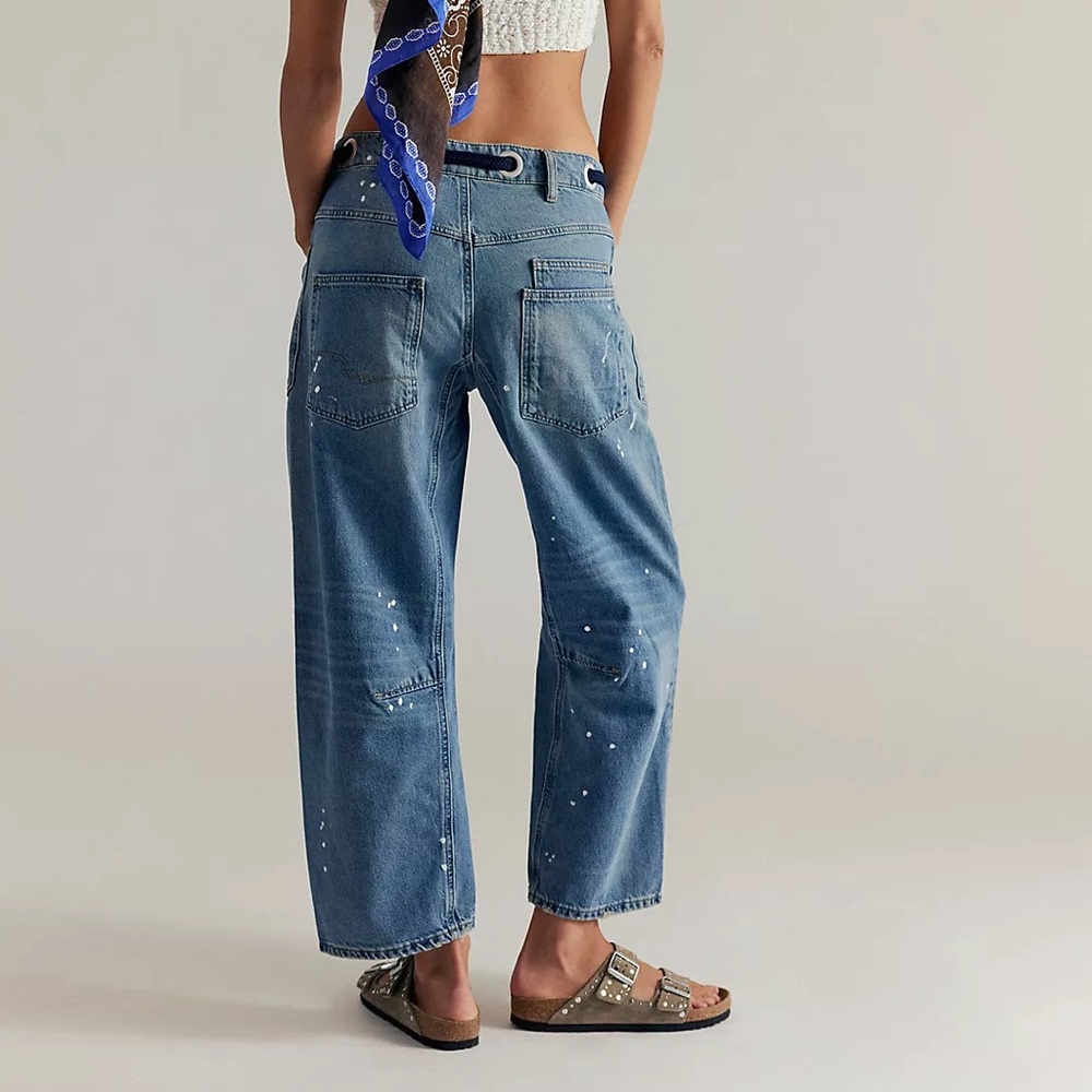 We The Free Moxie Pull-On Barrel Jeans - Picture 3 of 6